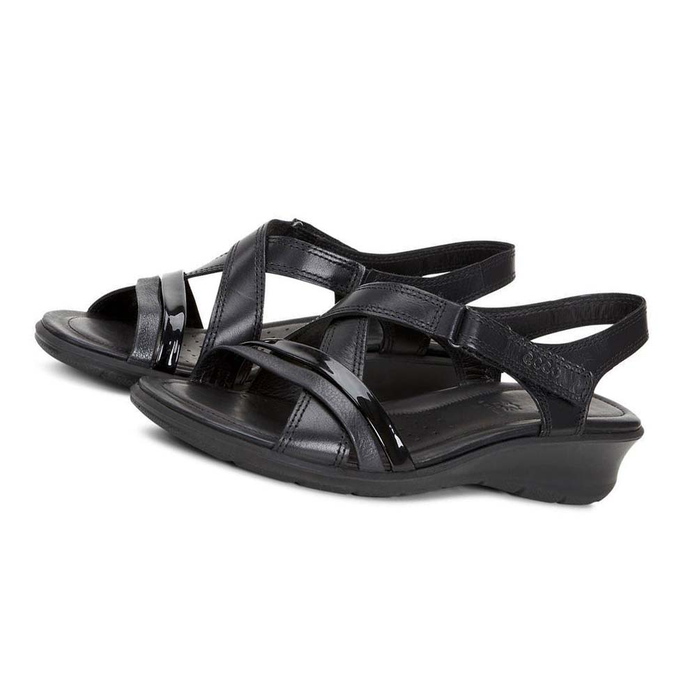 Women's Ecco Felicia Sandals Black | Canada 173CTV